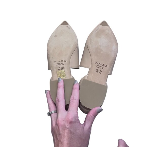 NWOT Vince Women's Tan Flats Size 7.5 - Picture 4 of 4